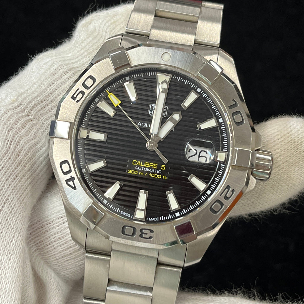 Tag Heuer Aquaracer Black Dial Watch for Men