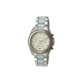 Michael Kors Blair Silver Dial Two Tone Steel Strap Watch for Women - MK6137