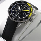 IWC Aquatimer Automatic Chronograph Black Dial Black Rubber Strap Watch for Men - IW376709