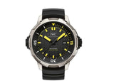 IWC Aquatimer Automatic 2000 Black Dial Black Rubber Strap Watch for Men - IW358001