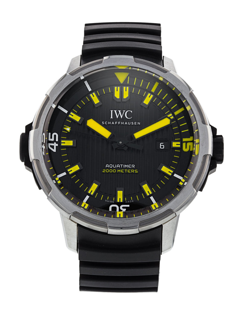IWC - Aquatimer 2000 : IW356809 : SOLD OUT : white dial on Stainless Steel  Bracelet