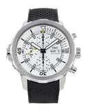 IWC Aquatimer Chronograph White Dial Black Rubber Strap Watch for Men - IW376801