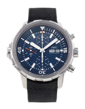 IWC Aquatimer Automatic Chronograph 44mm Blue Dial Black Rubber Strap Watch for Men - IW376805