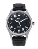 IWC Pilot's Mark XVIII 40mm Black Dial Black Leather Strap Watch for Men - IW327001