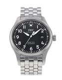 IWC Pilot’s Watch Mark XVIII Black Dial Silver Steel Strap Watch for Men - IW327015