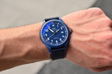 IWC Pilot’s Watch Automatic "Laureus Sport for Good" Edition Blue Dial Blue Nylon Strap Watch for Men - IW328101