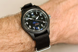 IWC Pilot Watch Chronograph Top Gun Edition Black Dial Black Nylon Strap Watch for Men - IW326901