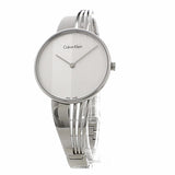 Calvin Klein Drift Silver Dial Silver Steel Strap Watch for Women - K6S2N116