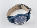 IWC Pilot’s Watch Automatic "Laureus Sport for Good" Edition Blue Dial Blue Nylon Strap Watch for Men - IW328101