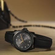 Tag Heuer Formula 1 Quartz Diamonds Black Dial Black Leather Strap Watch for Women - WBJ1317.FC8230