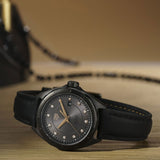 Jam Tangan Tag Heuer Formula 1 Quartz Diamonds Black Dial Black Leather Strap untuk Wanita - WBJ1317.FC8230