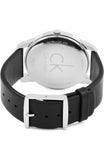 Calvin Klein City Black Dial Black Leather Strap Watch for Men - K2G21107