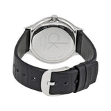 Calvin Klein Skirt Black Dial Black Leather Strap Watch for Women  - K2U231C1