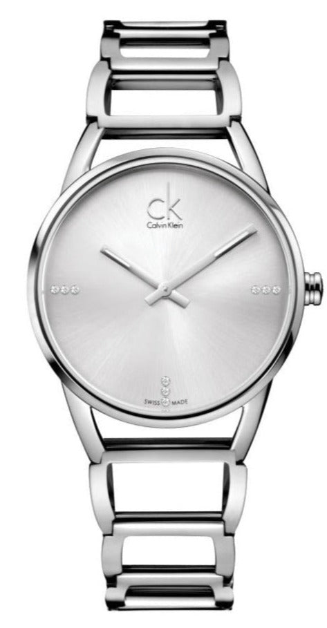 Vintage CK Calvin Klein Swiss Made Ladies Watch, Silver