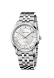 Calvin Klein Infinity Automatic Silver Dial Silver Steel Strap Watch for Men - K5S34146