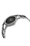 Calvin Klein Class Black Dial Silver Steel Strap Watch for Women - K6R23121