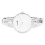 Calvin Klein Drift Silver Dial Silver Steel Strap Watch for Women - K6S2N116