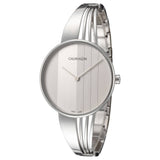 Calvin Klein Drift Silver Dial Silver Steel Strap Watch for Women - K6S2N116