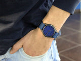 Calvin Klein Tone Blue Dial Blue NATO Strap Watch for Men - K7K514VN