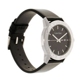 Calvin Klein Steady Black Dial Black Leather Strap Watch for Women - K7Q211C1