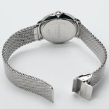 Calvin Klein White Dial Silver Mesh Bracelet Watch for Women - K8M21126