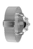 Calvin Klein High Noon Chronograph Black Dial Silver Mesh Bracelet Watch for Men - K8M27121