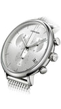 Calvin Klein High Noon Silver Dial Silver Mesh Bracelet Watch for Men - K8M27126