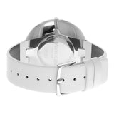 Calvin Klein Full Moon White Dial White Leather Strap Watch for Women - K8Y231L6