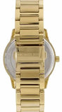 Michael Kors Hartman Quartz Gold Dial Gold Steel Strap Watch For Women - MK3490