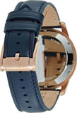 Fossil Grant Twist Multifunction Blue Dial Blue Leather Strap Watch for Men - ME1162