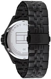 Tommy Hilfiger Shawn Quartz Black Dial Black Steel Strap Watch for Men - 1791611