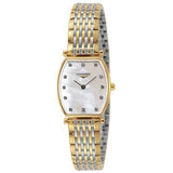 Longines La Grande Classique White Dial Two Tone Mesh Gelang Jam Tangan untuk Wanita - L4.205.2.87.7
