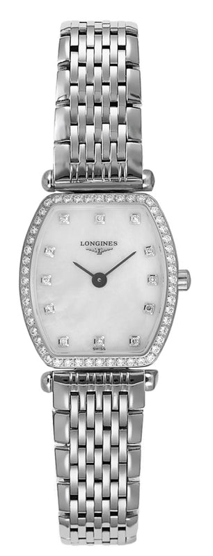 Longines La Grande Classique Mother of Pearl Dial Silver Steel Strap Watch untuk Wanita - L4.288.0.87.6