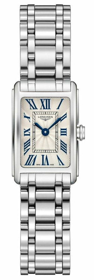 Longines Dolcevita White Dial Silver Steel Strap Watch for Women - L5.258.4.71.6
