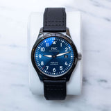 IWC Pilot’s Watch Mark XVIII Edition “Laureus Sport for Good Foundation" Blue Dial Black Nylon Strap Watch for Men - IW324703