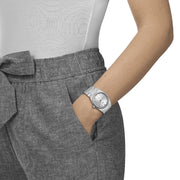 Tissot PRX Light Blue Dial Silver Steel Strap Watch For Women - T137.210.11.351.00
