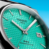 Tissot PRX Powermatic 80 Light Green Dial Silver Steel Strap Watch for Men - T137.207.11.091.01