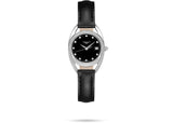 Longines Equestrian Arche kuarsa berlian hitam panggil Watch untuk Wanita - L6.136.0.57.0