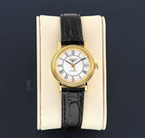 Longines Presence Automatic White Dial Black Watch untuk Wanita - L4.321.2.11.2