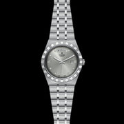 Tudor Royal Day Date Diamonds Automatic Silver Dial Silver Steel Strap Watch for Men - M28600-0002