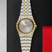 Tudor Royal Automatic Silver Dial Two Tone Steel Strap Watch for Men - M28603-0001