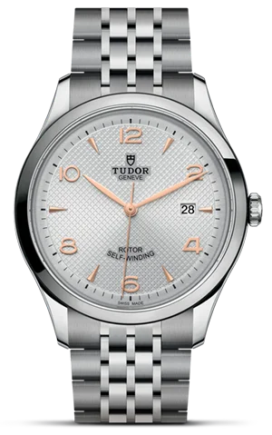 Tudor 1926 Automatic Silver Dial Silver Steel Strap Watch for Men - M91650-0001