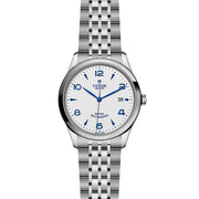 Tudor 1926 Automatic White Dial Silver Steel Strap Watch for Men - M91650-0005