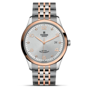 Tudor 1926 Automatic Diamonds Silver Dial Two Tone Steel Strap Watch for Men - M91651-0002
