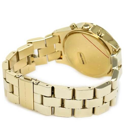 Marc Jacobs Henry Chronograph Gold Dial Gold Steel Strap  display picture 1