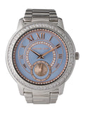 Michael Kors Madelyn Quartz Blue Dial Silver Steel Strap Watch For Women - MK6286