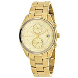 Michael Kors Briar Analog Gold Dial Gold Steel Strap Watch For Women - MK6464