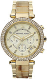 Michael Kors Parker Gold Dial Gold Steel Strap Watch for Women - MK5632