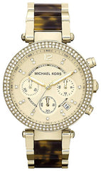 Michael selling Kors MK5688 Women's Brown Leather Analog Dial Quartz Genuine Watch QB451