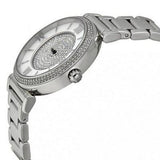 Michael Kors Caitlin Crystal Dial Silver Steel Strap Watch for Women - MK3331